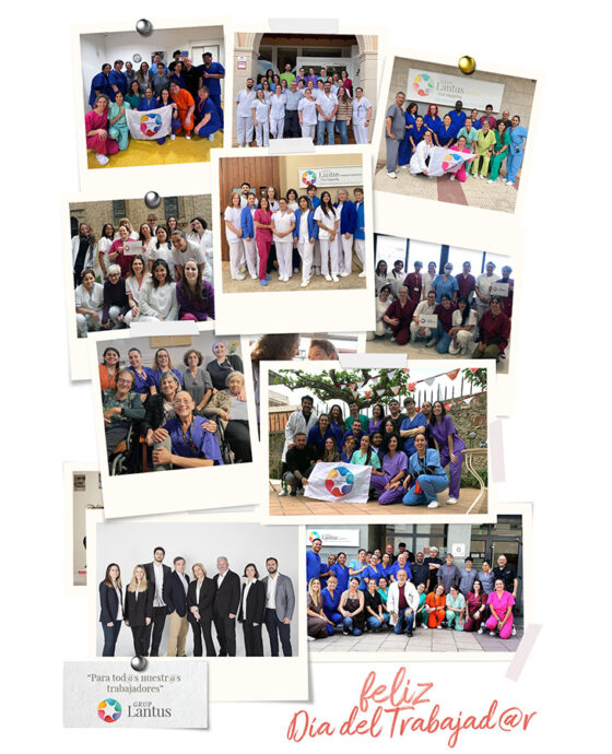 Así estamos celebrando tod@s los que formamos parte de LANTUS el 1º de mayo · Día del Trabajad@r