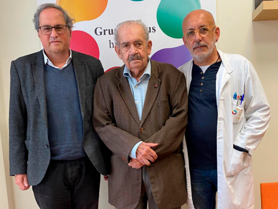 Quim Torra, l’ex President de la Generalitat ens ha visitat a la residencia Lantus Olimpo