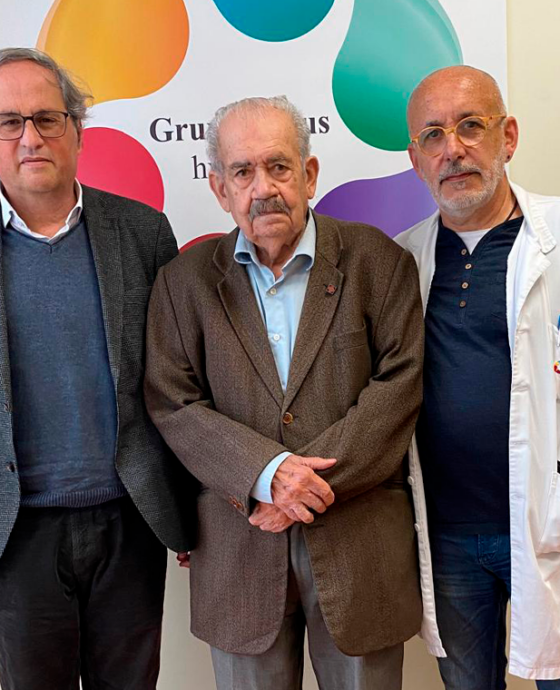 Quim Torra, el ex Presidente de la Generalitat nos ha visitado en la residencia Lantus Olimpo