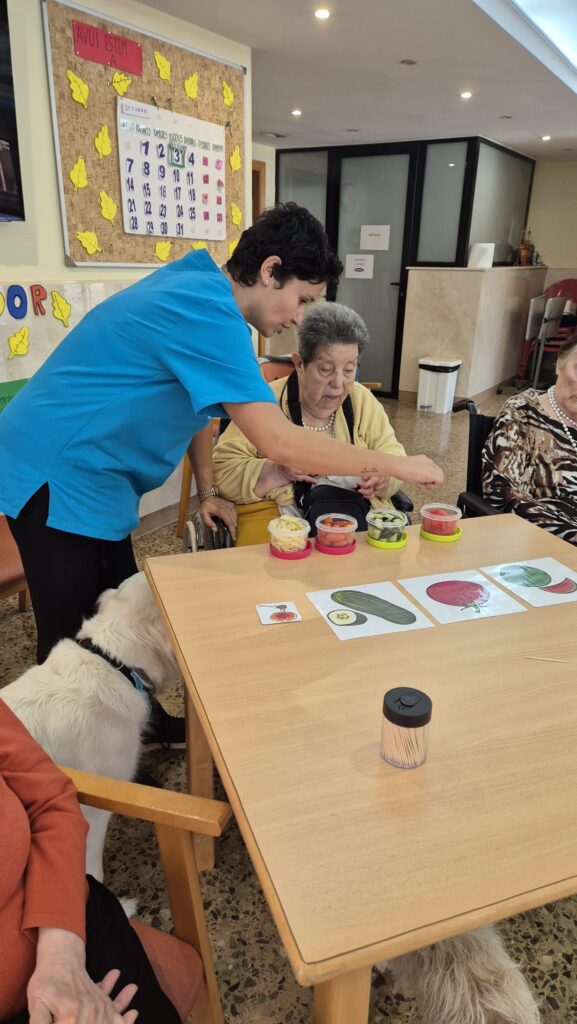 En las residencias del Grup Lantus aplicamos la caninoterapia como actividad terapéutica