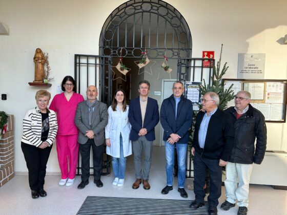 El Alcalde de Vilafranca del Penedès visita la residencia Lantus Mare Ràfols