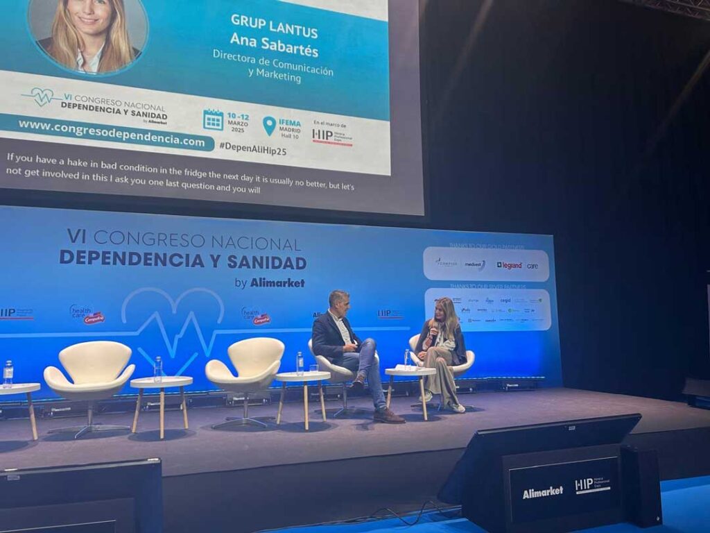 Lantus participando en el VI Congreso Nacional Dependencia y Sanidad by Alimarket